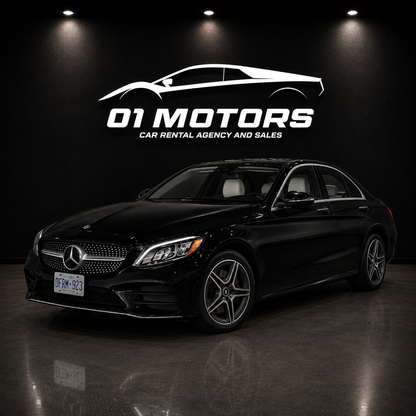 Mercedes C300 AMG White interior