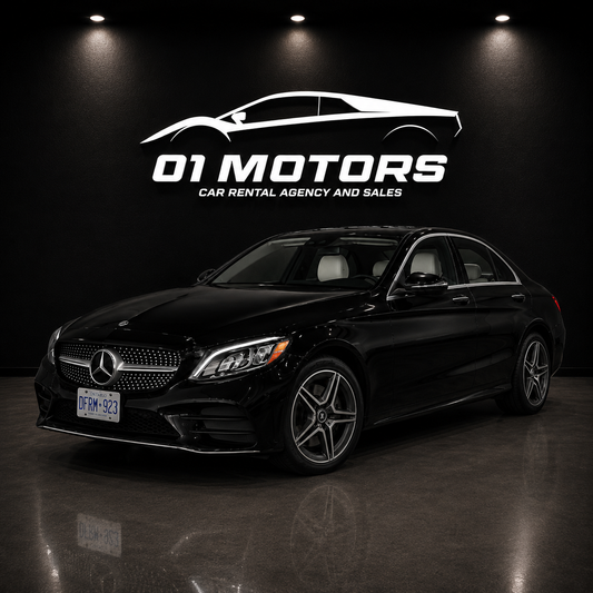 Mercedes C300 AMG White interior