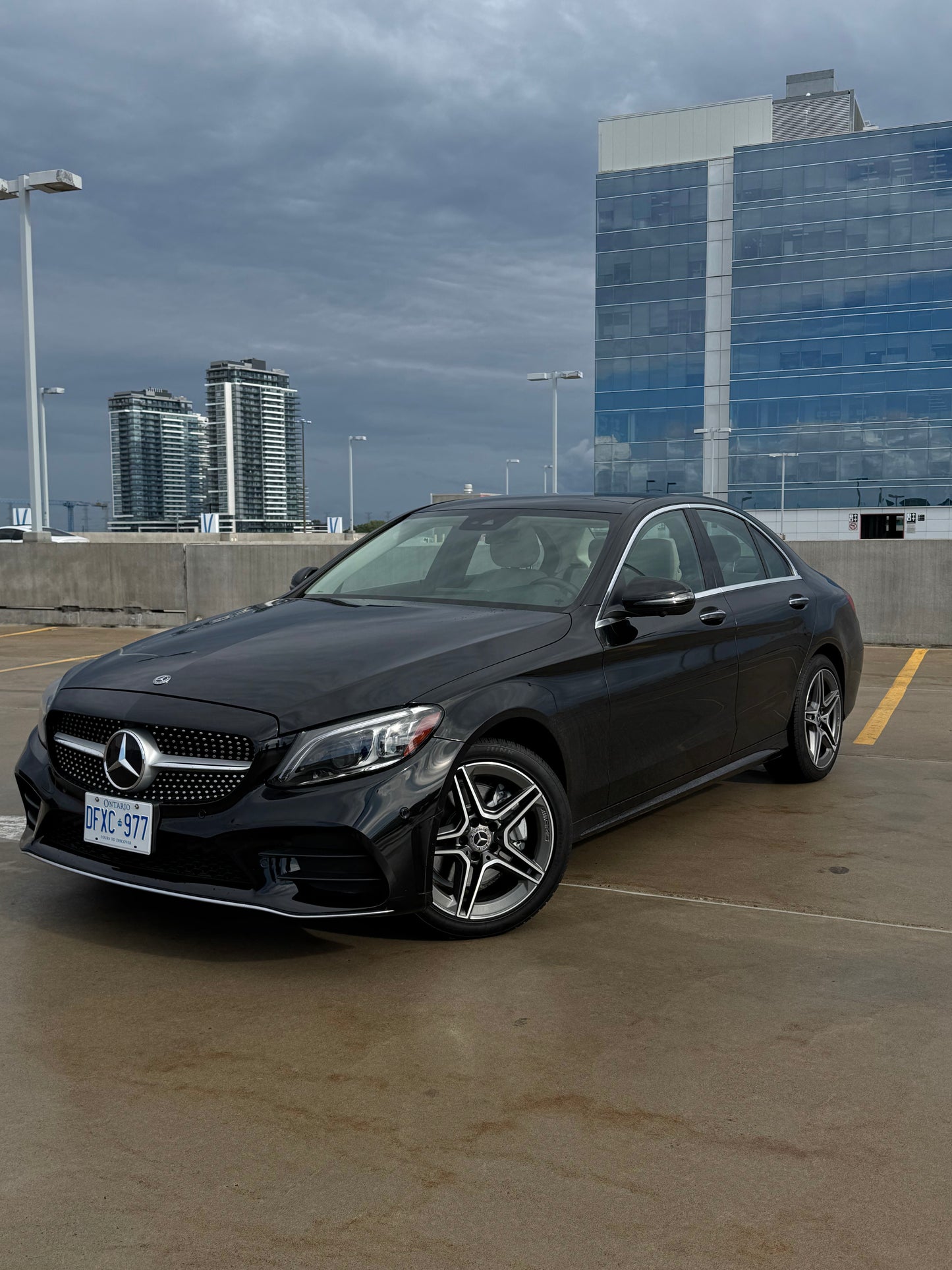 Mercedes C300 AMG White interior