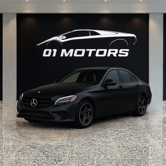 Mercedes C300 Matte Black