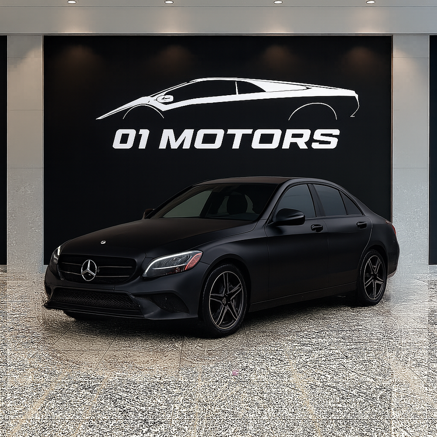 Mercedes C300 Matte Black