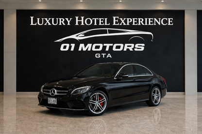 Mercedes C300 AMG White interior - Hotel