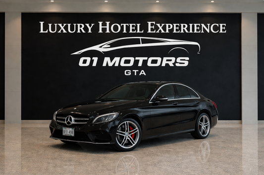 Mercedes C300 AMG White interior - Hotel